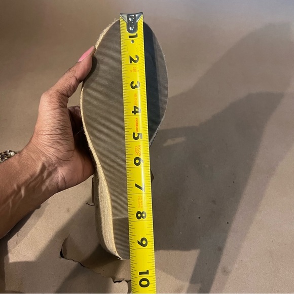 Steve Madden Bommbay Brown Beaded Espadrilles Wedge Ankle Tie Women’s US 9B - Picture 9 of 9